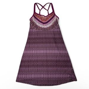 PrAna Violet Sol Cora Ikat print tank dress 🟣
